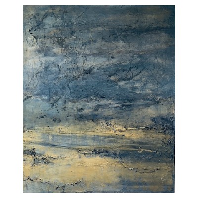 Wolkenstrand, Acryl auf Leinwand, 120x100 cm